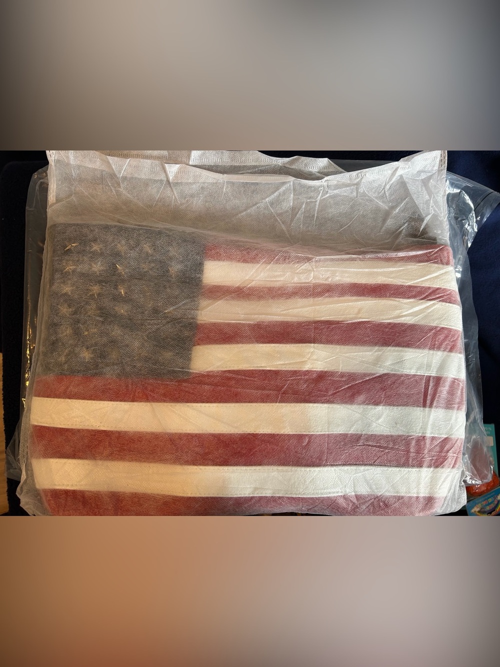 Femina American Flag Tote Bag NWT Red White Blue Patriotic Shoulder Purse - Picture 13 of 13